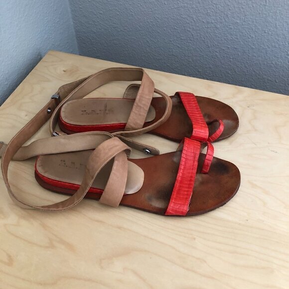 L.A.M.B. Myra Ankle Wrap Sandals - Picture 3 of 9
